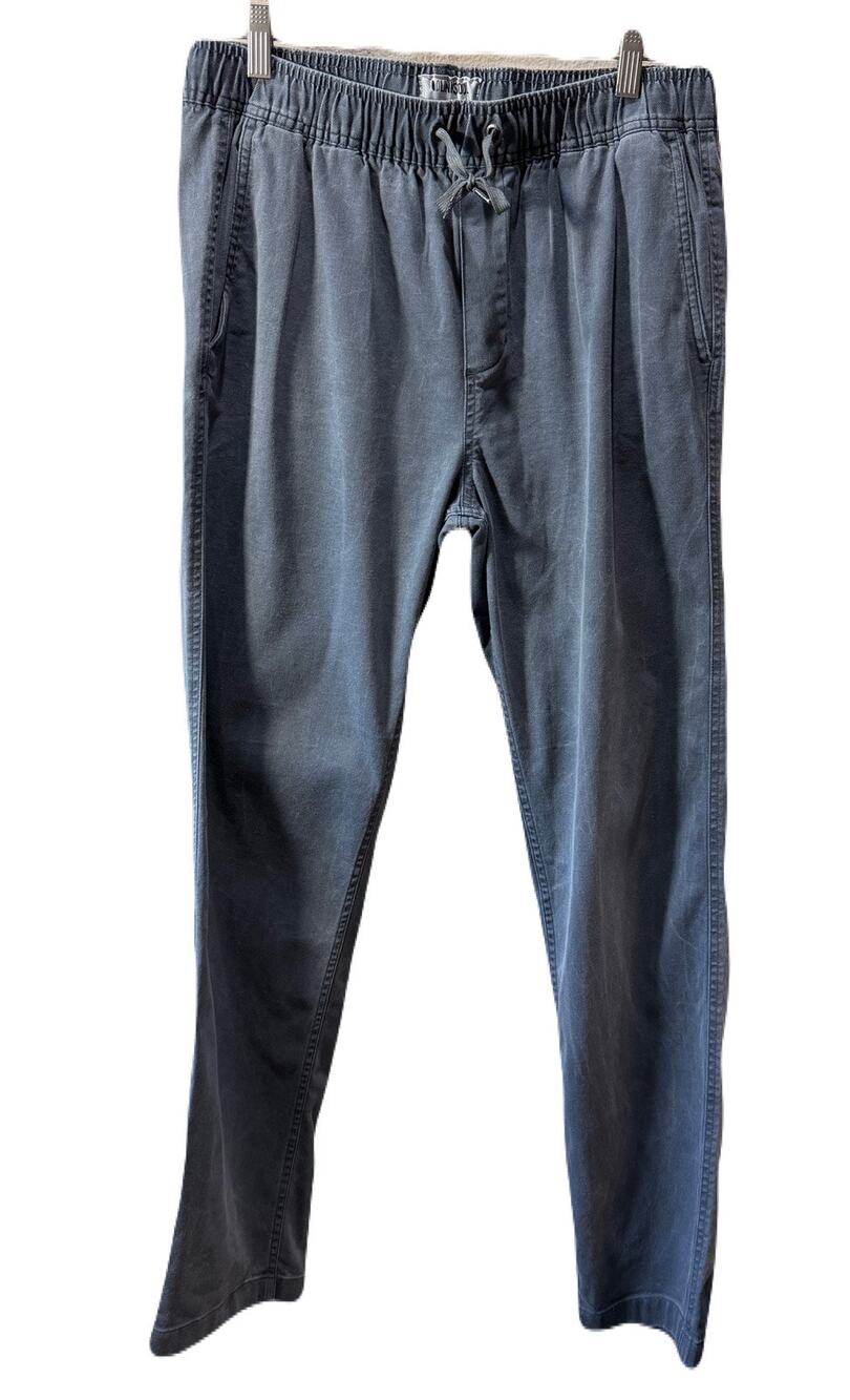 Linksoul Mens Weekend Chino Elastic Waist Pants Golf Travel Casual Size Large